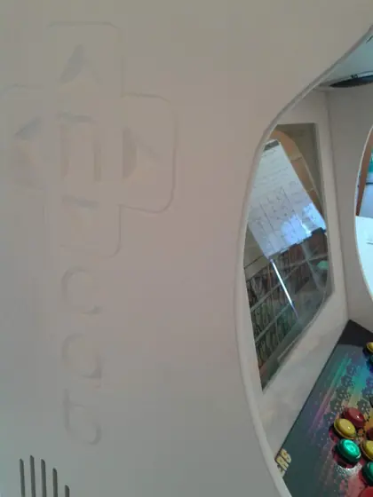 Una de las máquinas arcade que fabricábamos